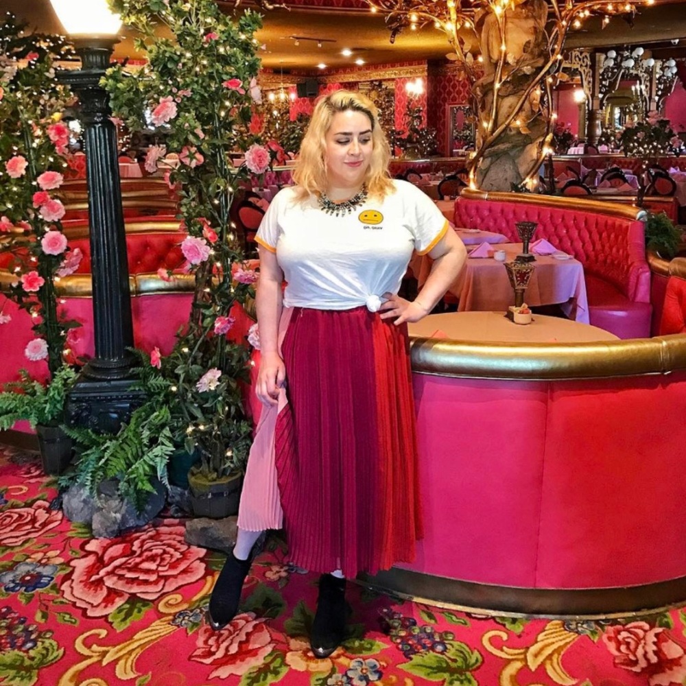 Pleated Chiffon 3 Color Elastic Waist Skirt